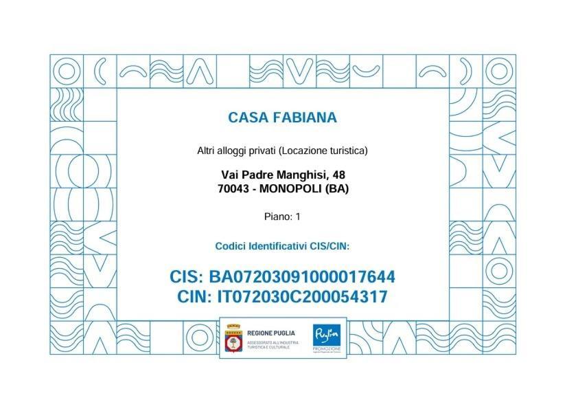 דירות מונופולי Casa Fabiana מראה חיצוני תמונה